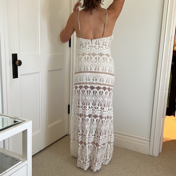 White Lace Dress - Picture 3 of 3